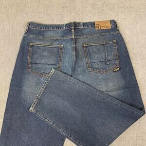 Y2K Nautica Wide Leg Dark Denim Jeans